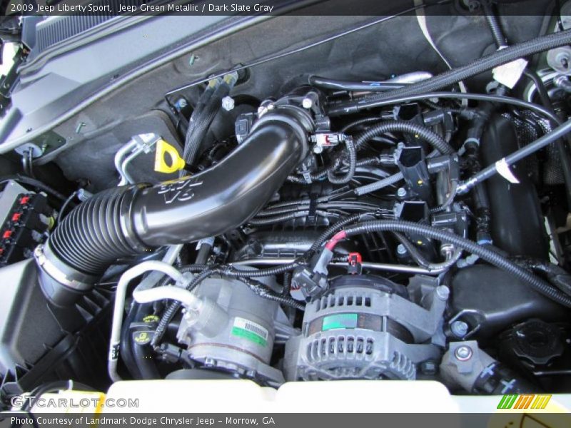 Jeep Green Metallic / Dark Slate Gray 2009 Jeep Liberty Sport