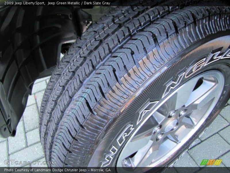 Jeep Green Metallic / Dark Slate Gray 2009 Jeep Liberty Sport