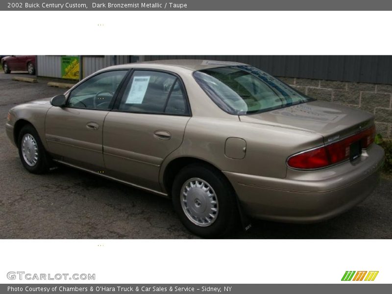 Dark Bronzemist Metallic / Taupe 2002 Buick Century Custom