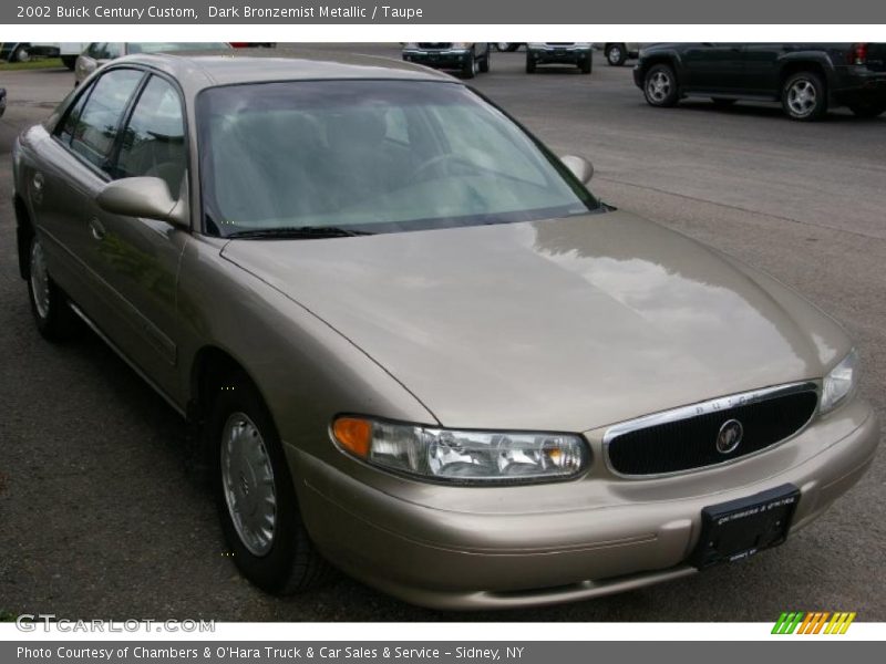 Dark Bronzemist Metallic / Taupe 2002 Buick Century Custom