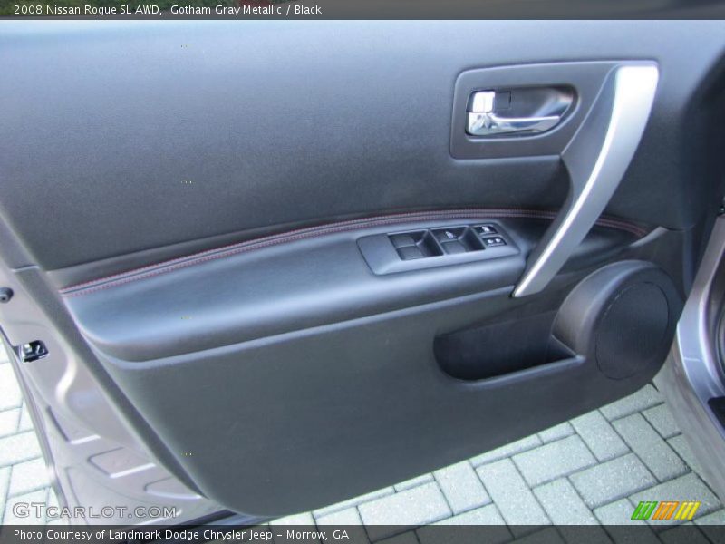 Gotham Gray Metallic / Black 2008 Nissan Rogue SL AWD