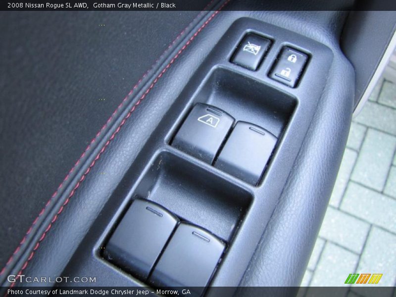 Gotham Gray Metallic / Black 2008 Nissan Rogue SL AWD