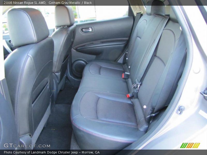 Gotham Gray Metallic / Black 2008 Nissan Rogue SL AWD