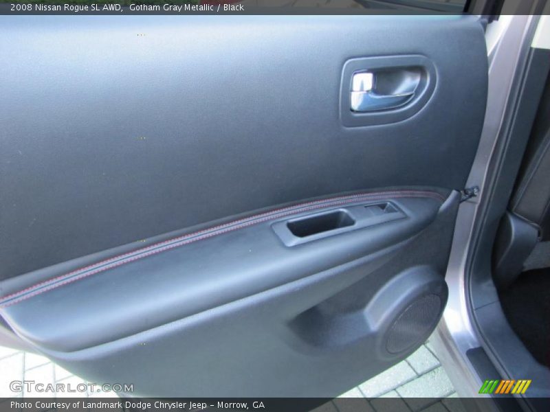 Gotham Gray Metallic / Black 2008 Nissan Rogue SL AWD