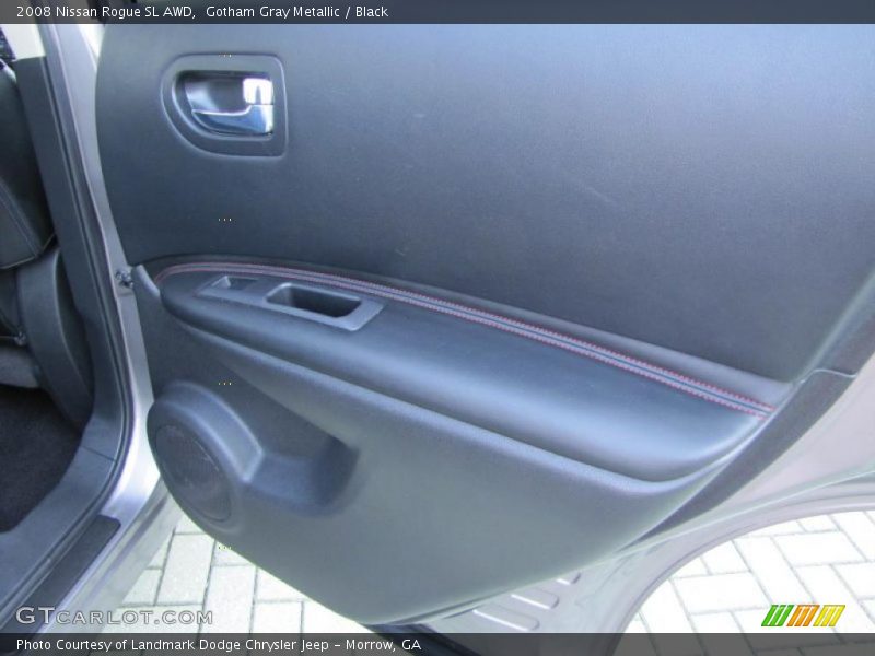 Gotham Gray Metallic / Black 2008 Nissan Rogue SL AWD