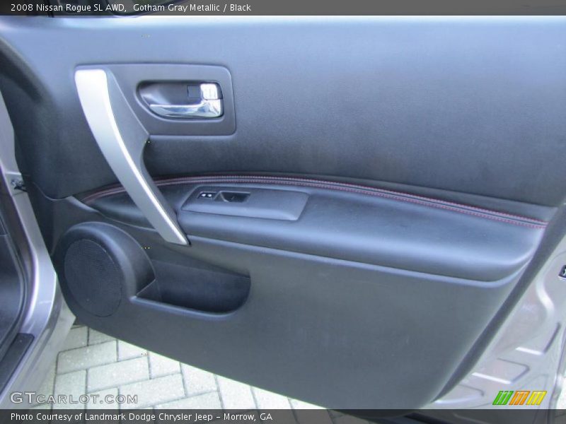 Gotham Gray Metallic / Black 2008 Nissan Rogue SL AWD