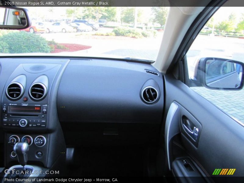 Gotham Gray Metallic / Black 2008 Nissan Rogue SL AWD