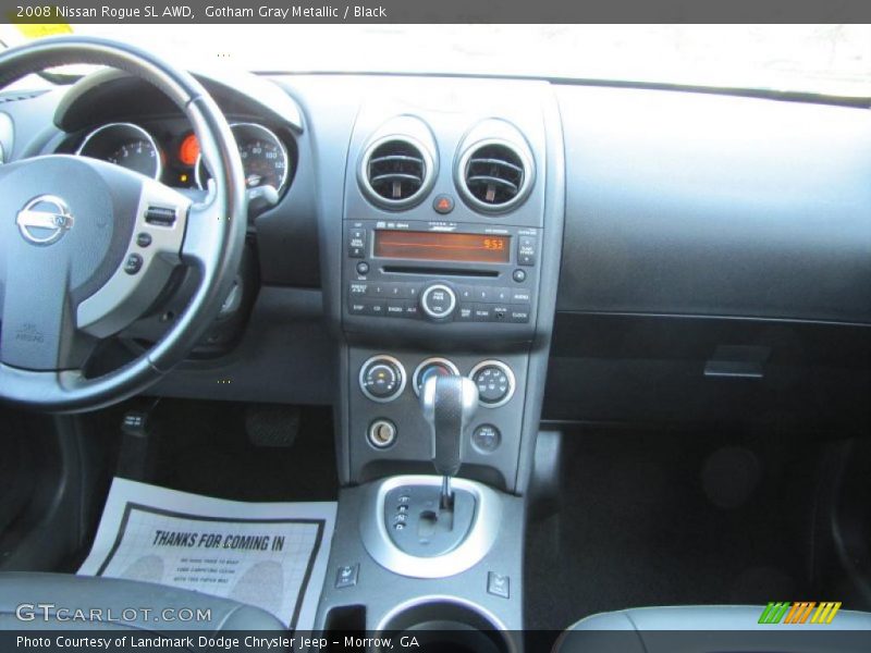 Gotham Gray Metallic / Black 2008 Nissan Rogue SL AWD