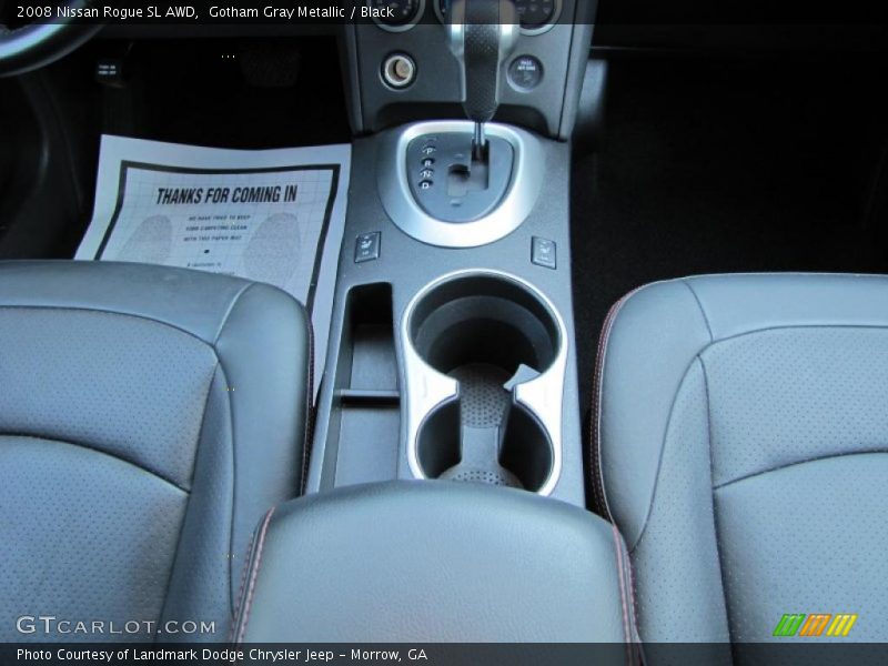Gotham Gray Metallic / Black 2008 Nissan Rogue SL AWD