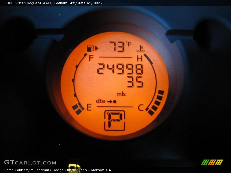 Gotham Gray Metallic / Black 2008 Nissan Rogue SL AWD
