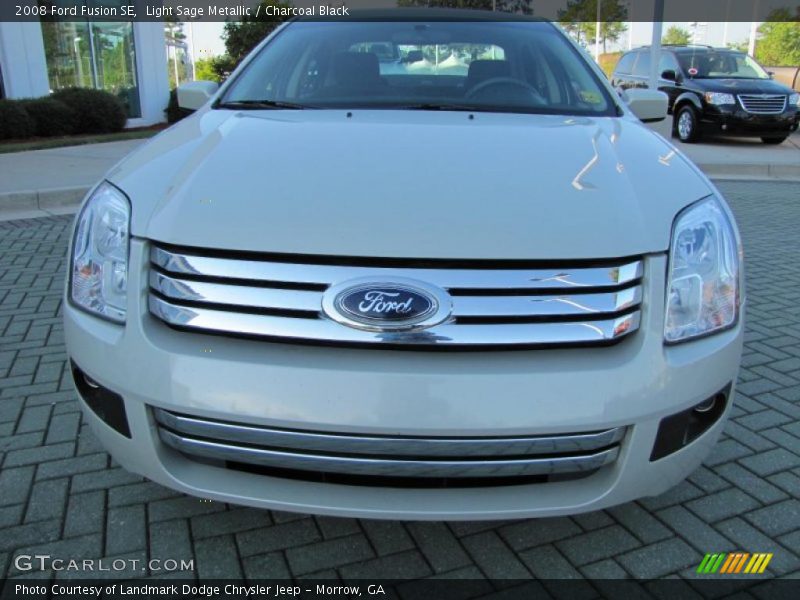 Light Sage Metallic / Charcoal Black 2008 Ford Fusion SE