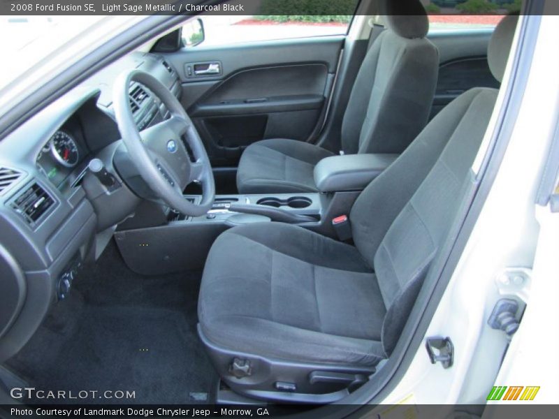 Light Sage Metallic / Charcoal Black 2008 Ford Fusion SE