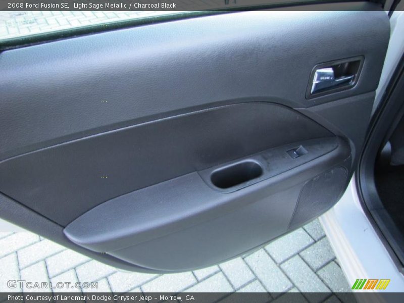 Light Sage Metallic / Charcoal Black 2008 Ford Fusion SE