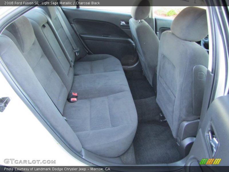 Light Sage Metallic / Charcoal Black 2008 Ford Fusion SE