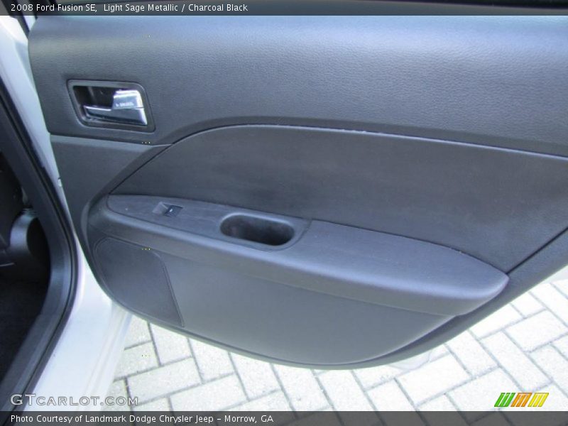 Light Sage Metallic / Charcoal Black 2008 Ford Fusion SE