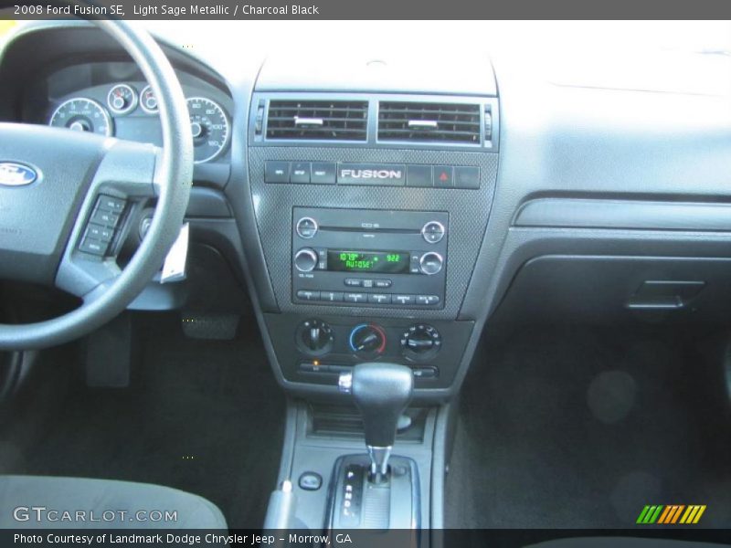Light Sage Metallic / Charcoal Black 2008 Ford Fusion SE