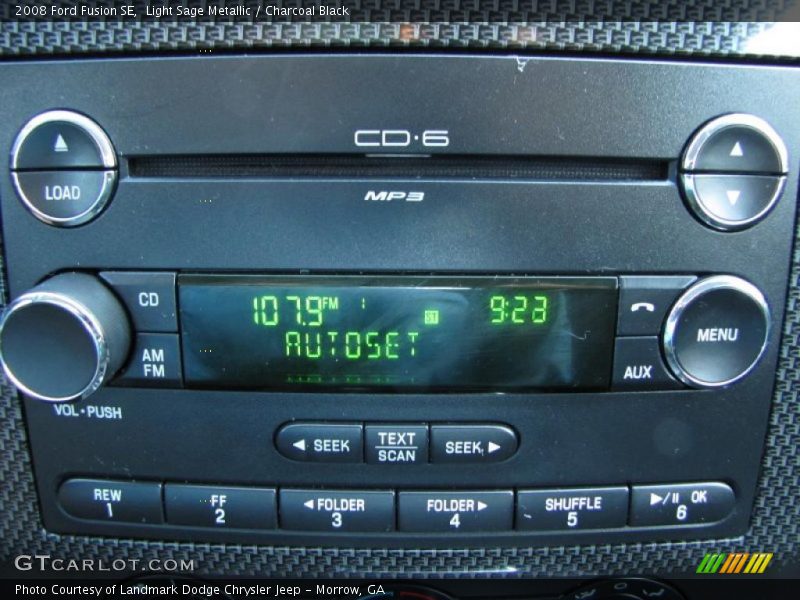 Light Sage Metallic / Charcoal Black 2008 Ford Fusion SE