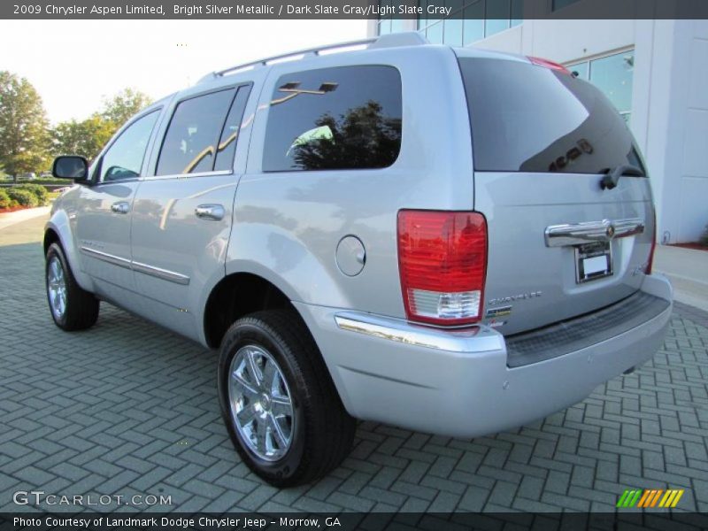 Bright Silver Metallic / Dark Slate Gray/Light Slate Gray 2009 Chrysler Aspen Limited