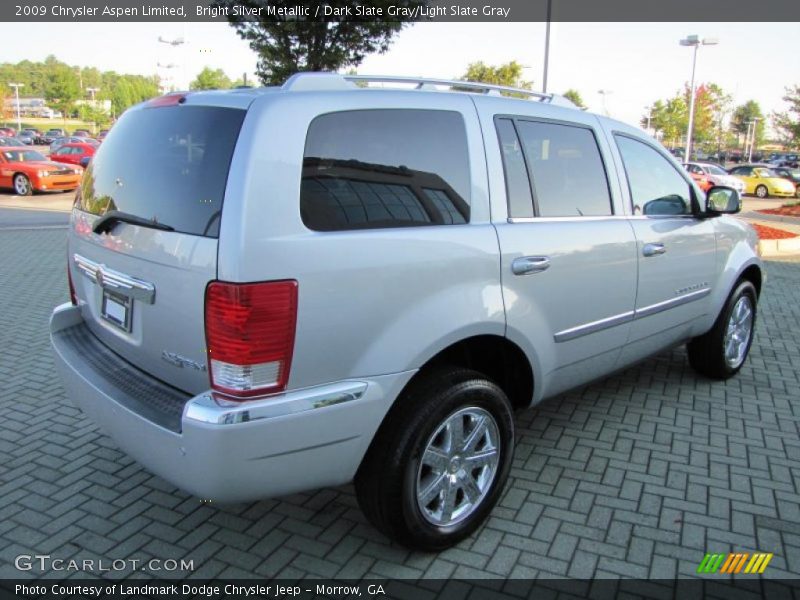 Bright Silver Metallic / Dark Slate Gray/Light Slate Gray 2009 Chrysler Aspen Limited