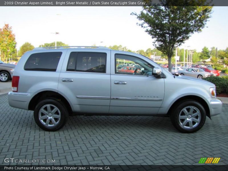 Bright Silver Metallic / Dark Slate Gray/Light Slate Gray 2009 Chrysler Aspen Limited