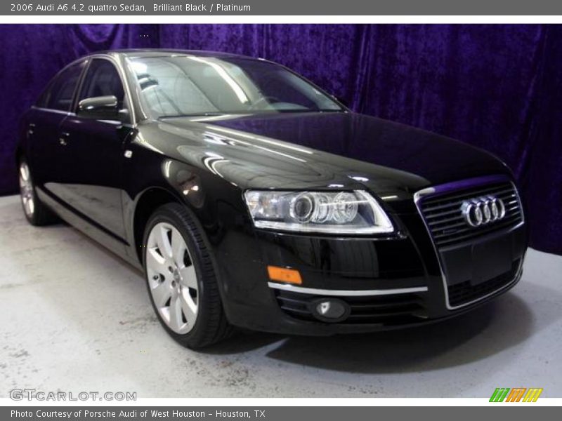Brilliant Black / Platinum 2006 Audi A6 4.2 quattro Sedan