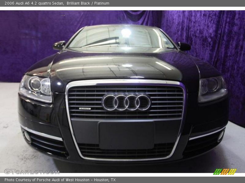 Brilliant Black / Platinum 2006 Audi A6 4.2 quattro Sedan