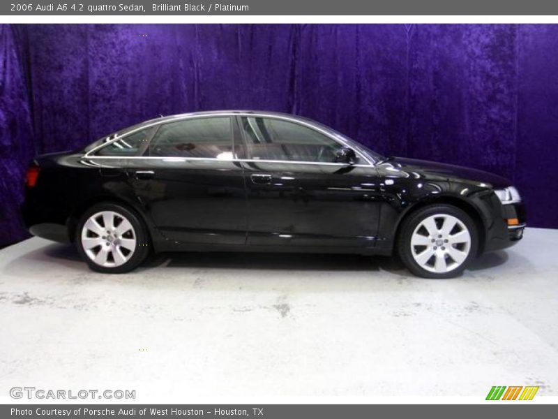 Brilliant Black / Platinum 2006 Audi A6 4.2 quattro Sedan