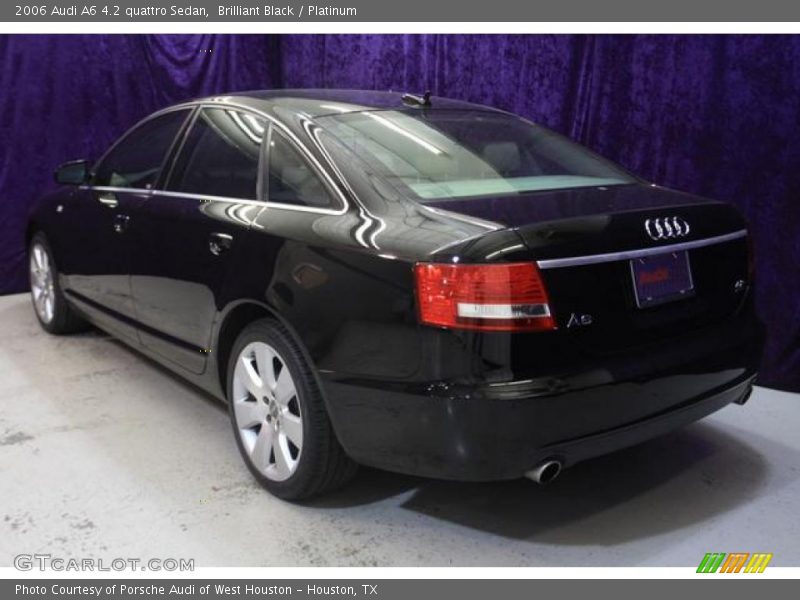 Brilliant Black / Platinum 2006 Audi A6 4.2 quattro Sedan