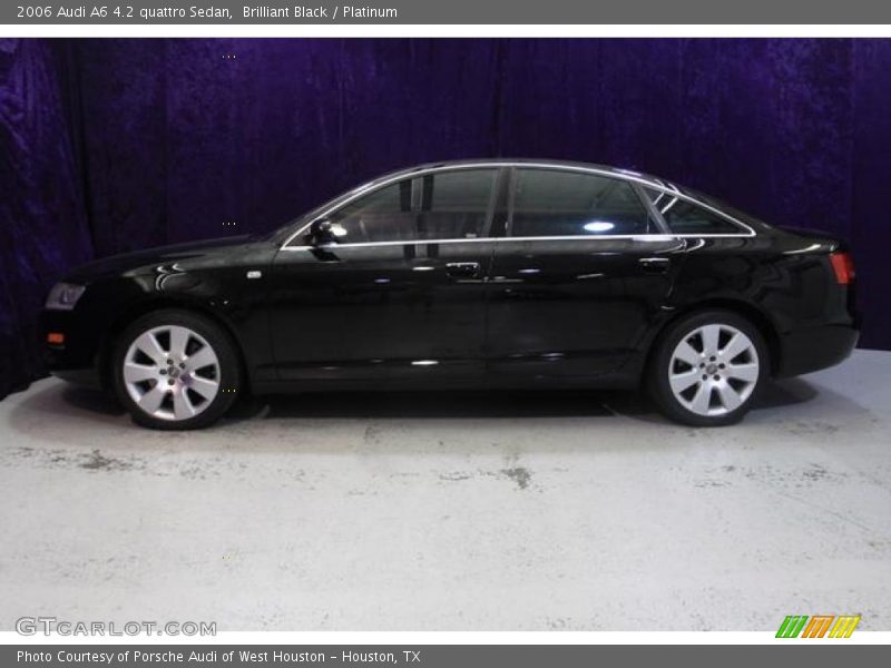 Brilliant Black / Platinum 2006 Audi A6 4.2 quattro Sedan