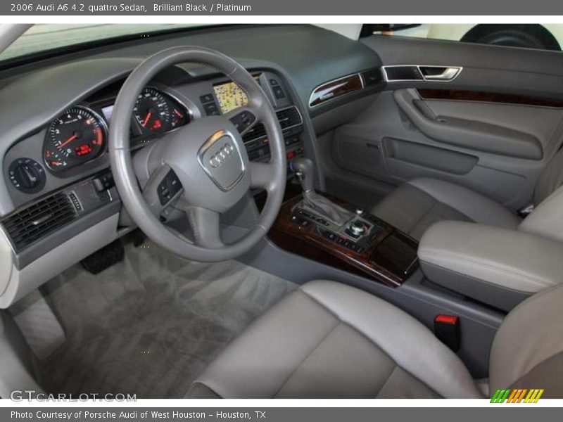 Brilliant Black / Platinum 2006 Audi A6 4.2 quattro Sedan