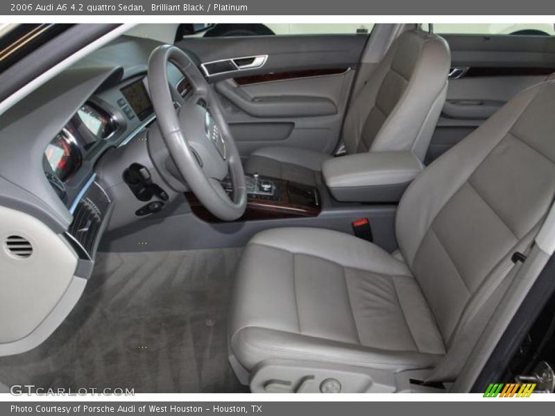 Brilliant Black / Platinum 2006 Audi A6 4.2 quattro Sedan