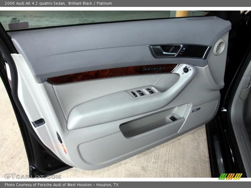 Brilliant Black / Platinum 2006 Audi A6 4.2 quattro Sedan