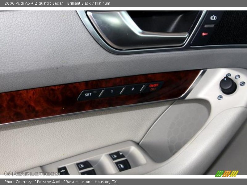 Brilliant Black / Platinum 2006 Audi A6 4.2 quattro Sedan