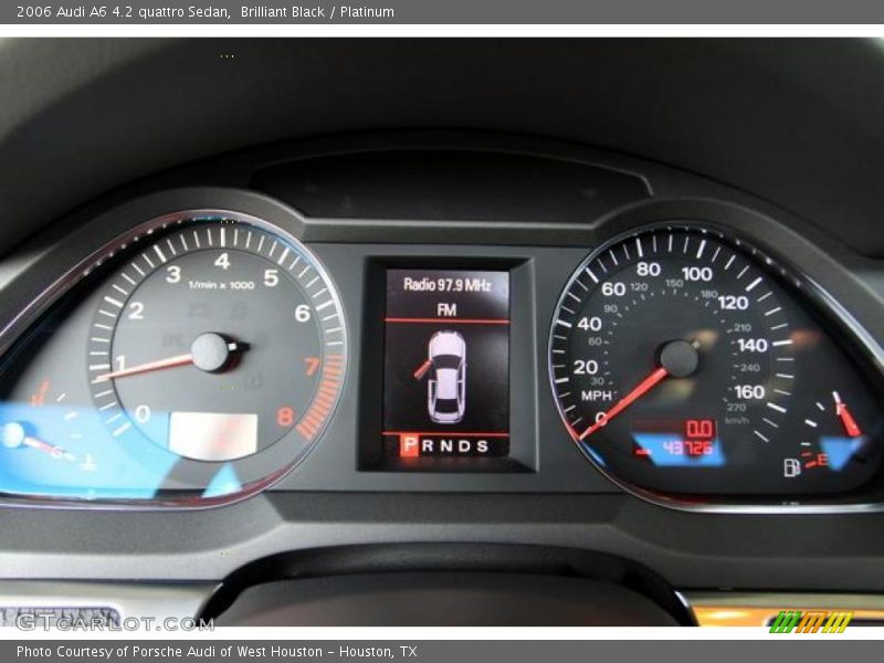 Brilliant Black / Platinum 2006 Audi A6 4.2 quattro Sedan