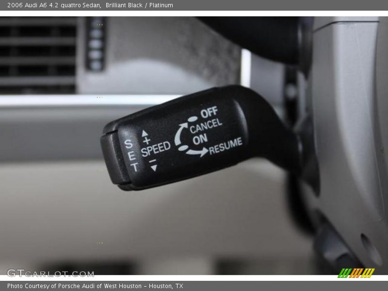 Brilliant Black / Platinum 2006 Audi A6 4.2 quattro Sedan