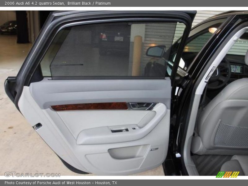 Brilliant Black / Platinum 2006 Audi A6 4.2 quattro Sedan