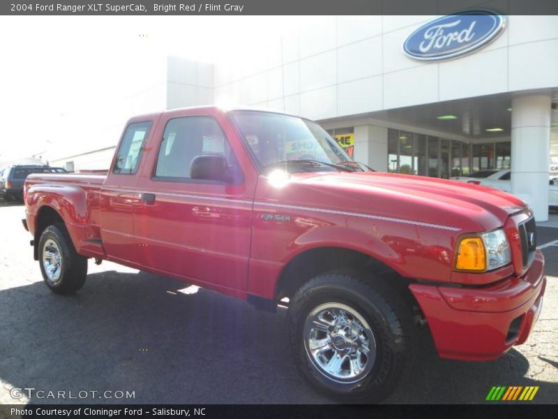 Bright Red / Flint Gray 2004 Ford Ranger XLT SuperCab