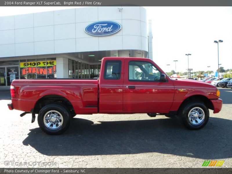 Bright Red / Flint Gray 2004 Ford Ranger XLT SuperCab