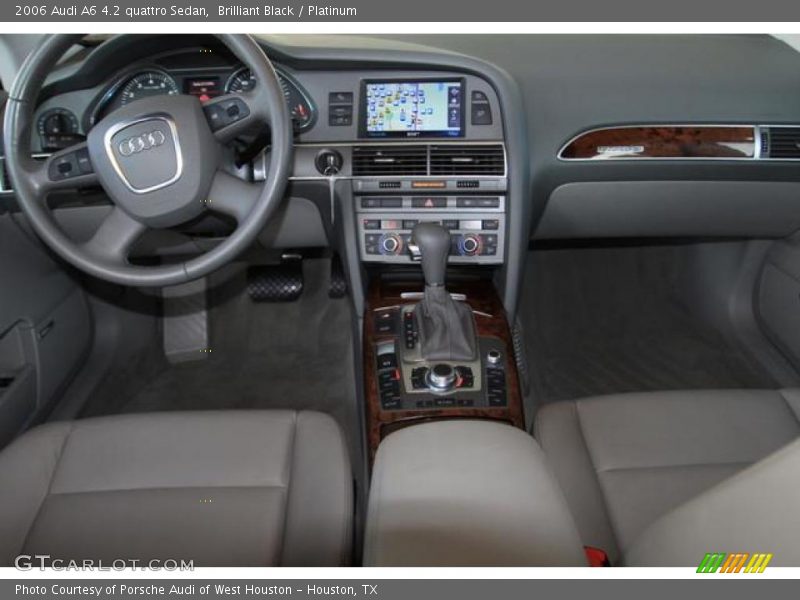 Brilliant Black / Platinum 2006 Audi A6 4.2 quattro Sedan