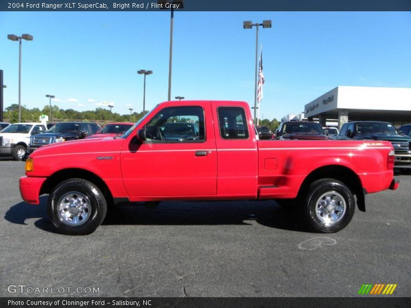 Bright Red / Flint Gray 2004 Ford Ranger XLT SuperCab