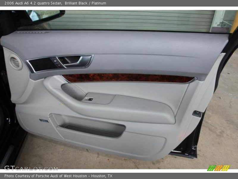 Brilliant Black / Platinum 2006 Audi A6 4.2 quattro Sedan