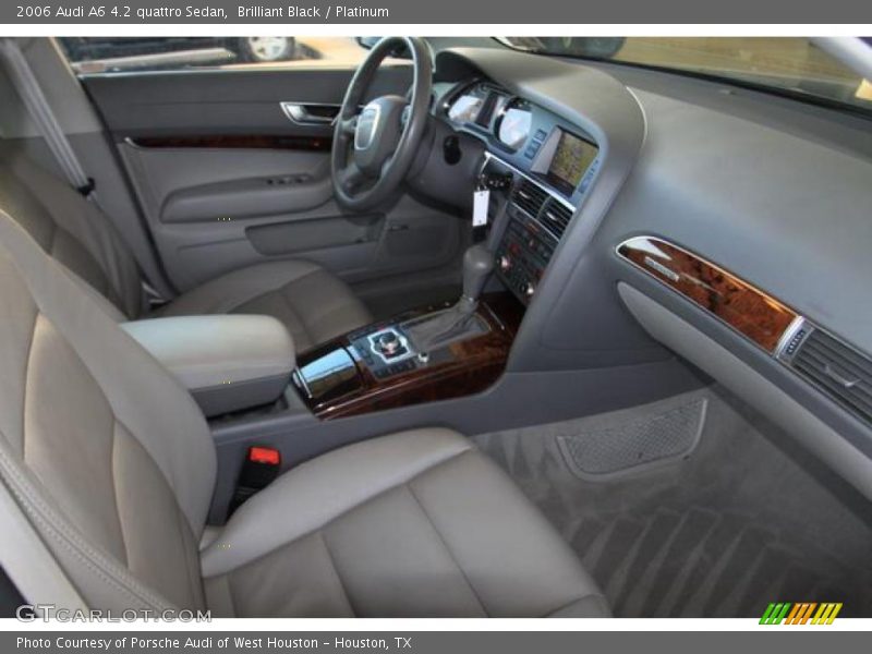 Brilliant Black / Platinum 2006 Audi A6 4.2 quattro Sedan