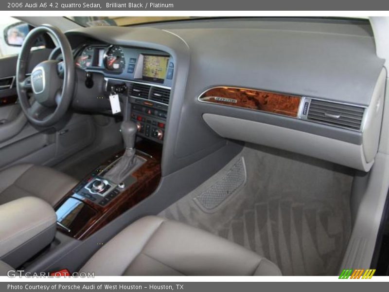 Brilliant Black / Platinum 2006 Audi A6 4.2 quattro Sedan
