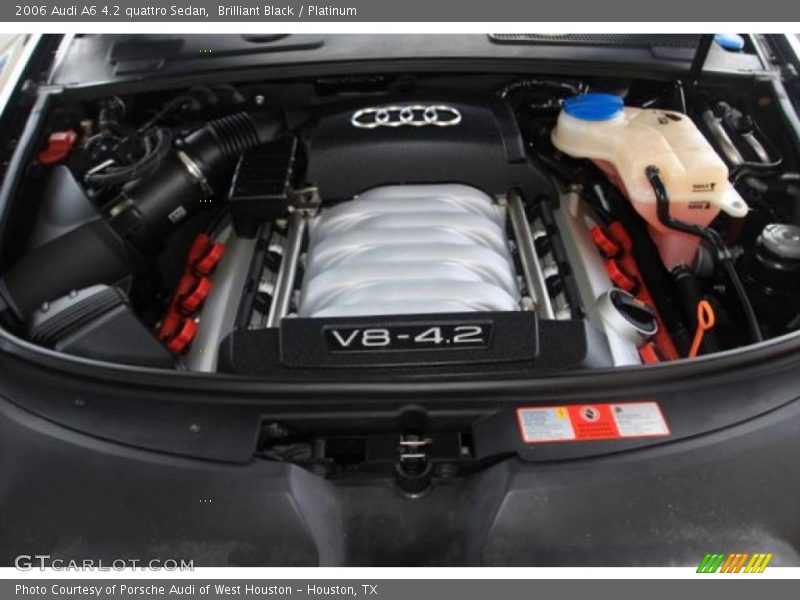Brilliant Black / Platinum 2006 Audi A6 4.2 quattro Sedan