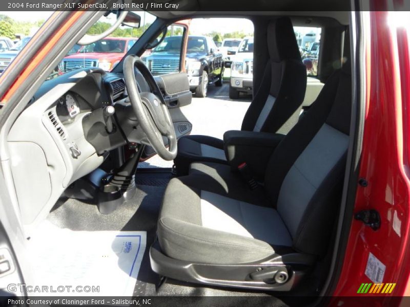Bright Red / Flint Gray 2004 Ford Ranger XLT SuperCab