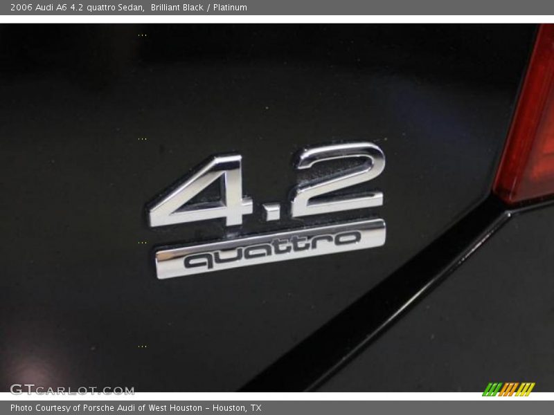 Brilliant Black / Platinum 2006 Audi A6 4.2 quattro Sedan