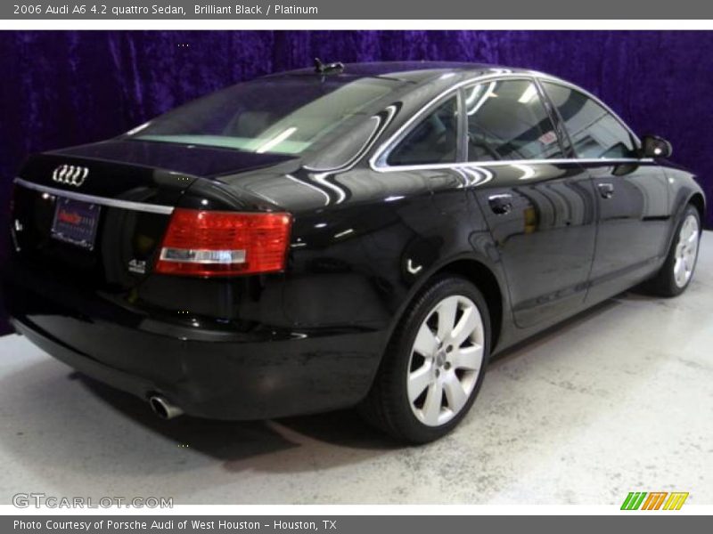 Brilliant Black / Platinum 2006 Audi A6 4.2 quattro Sedan