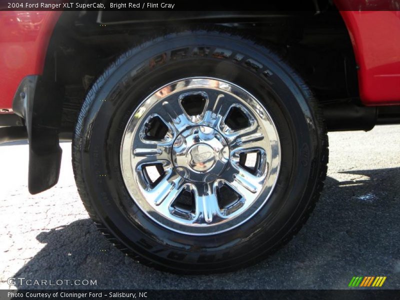 Bright Red / Flint Gray 2004 Ford Ranger XLT SuperCab