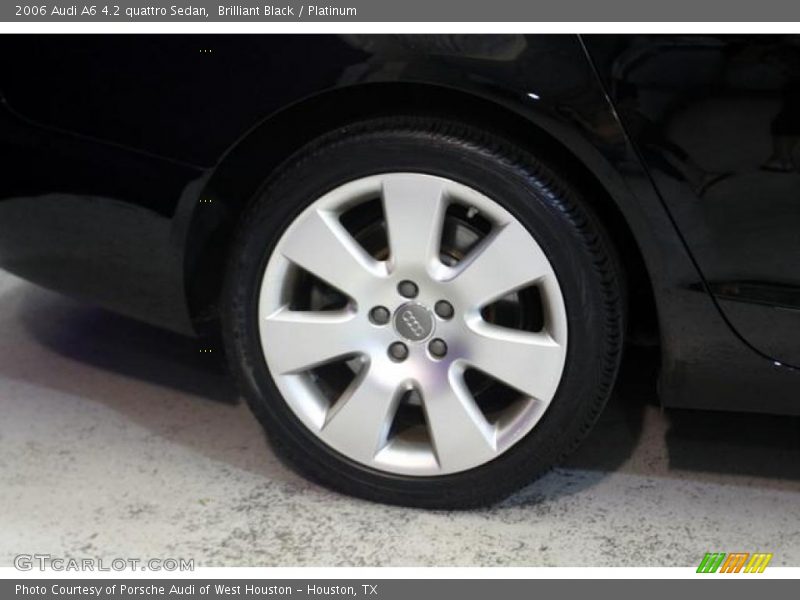 Brilliant Black / Platinum 2006 Audi A6 4.2 quattro Sedan