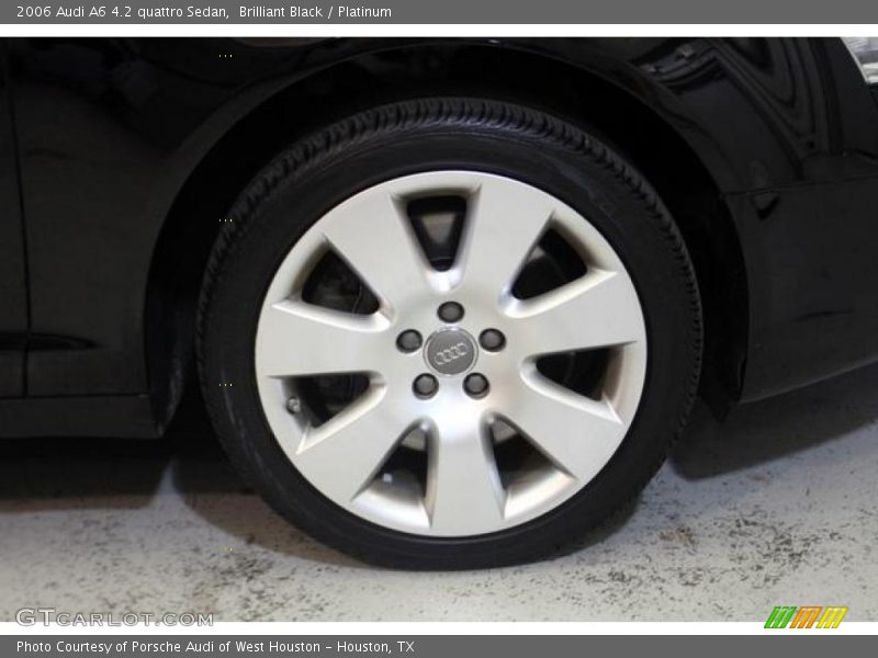 Brilliant Black / Platinum 2006 Audi A6 4.2 quattro Sedan